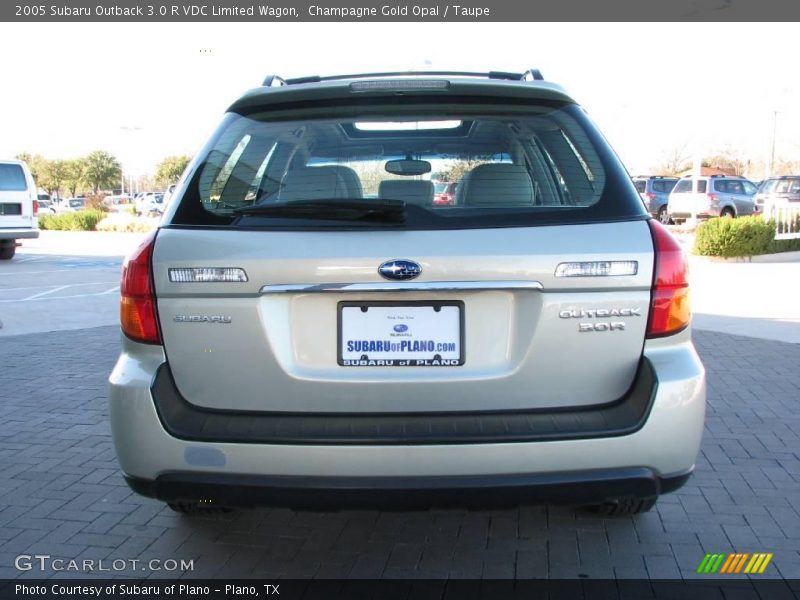 Champagne Gold Opal / Taupe 2005 Subaru Outback 3.0 R VDC Limited Wagon