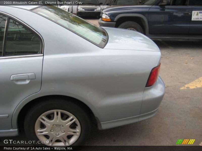 Chrome Blue Pearl / Gray 2003 Mitsubishi Galant ES