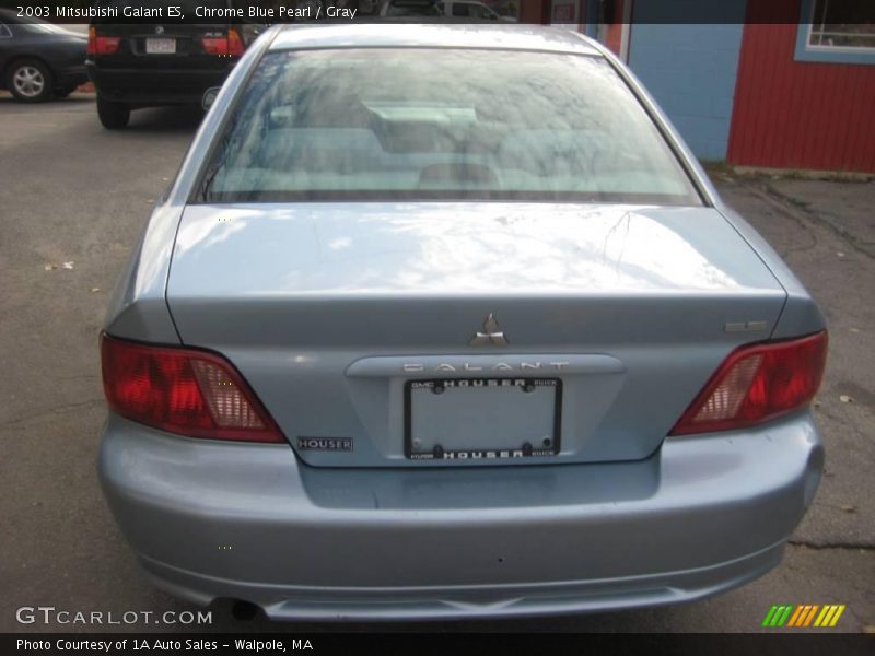 Chrome Blue Pearl / Gray 2003 Mitsubishi Galant ES