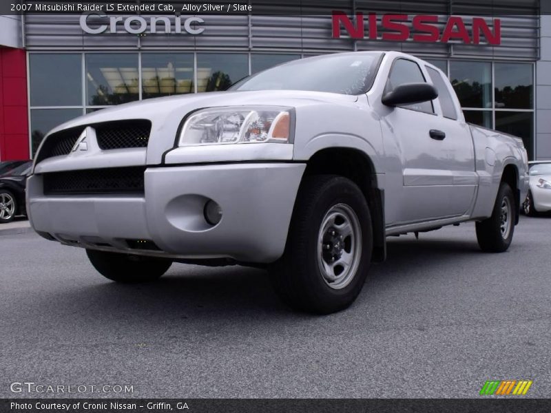 Alloy Silver / Slate 2007 Mitsubishi Raider LS Extended Cab