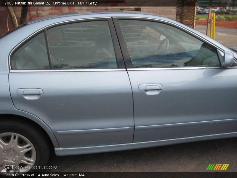 Chrome Blue Pearl / Gray 2003 Mitsubishi Galant ES