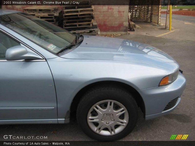 Chrome Blue Pearl / Gray 2003 Mitsubishi Galant ES