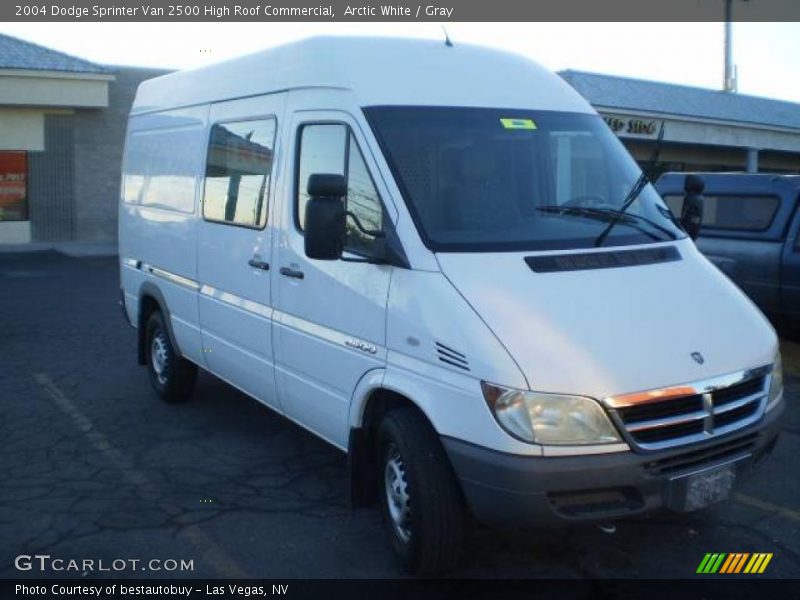 Arctic White / Gray 2004 Dodge Sprinter Van 2500 High Roof Commercial