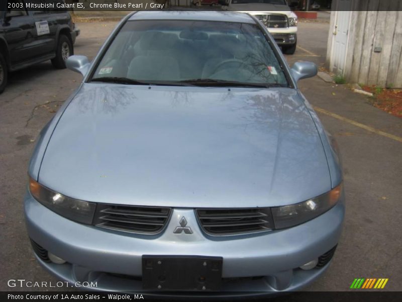 Chrome Blue Pearl / Gray 2003 Mitsubishi Galant ES