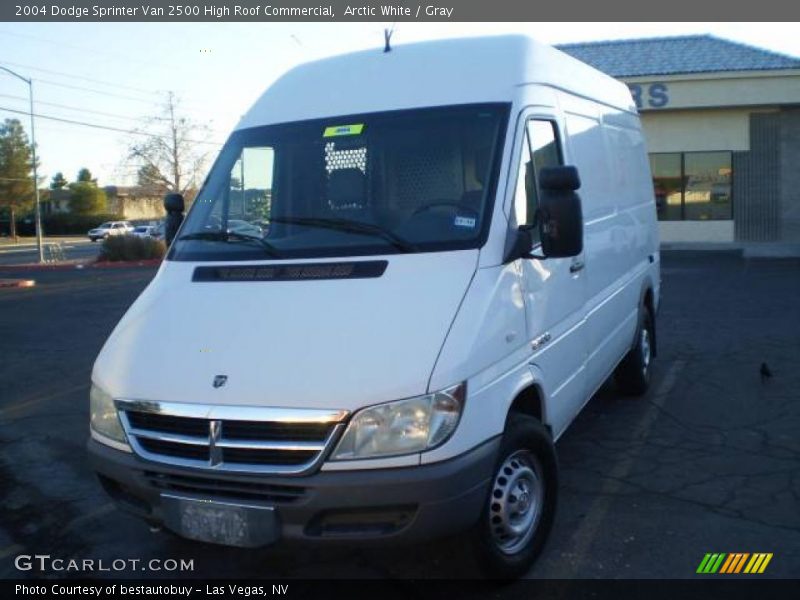 Arctic White / Gray 2004 Dodge Sprinter Van 2500 High Roof Commercial