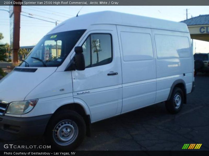 Arctic White / Gray 2004 Dodge Sprinter Van 2500 High Roof Commercial