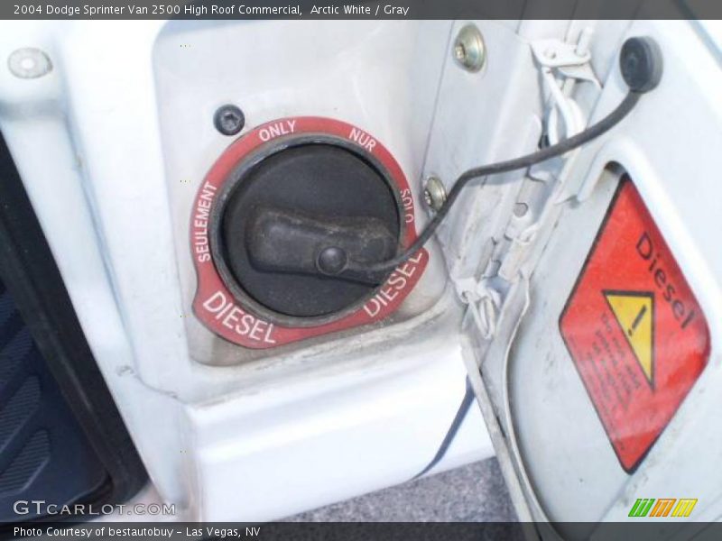 Arctic White / Gray 2004 Dodge Sprinter Van 2500 High Roof Commercial