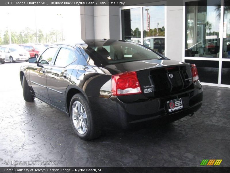 Brilliant Black Crystal Pearl / Dark Slate Gray 2010 Dodge Charger SXT