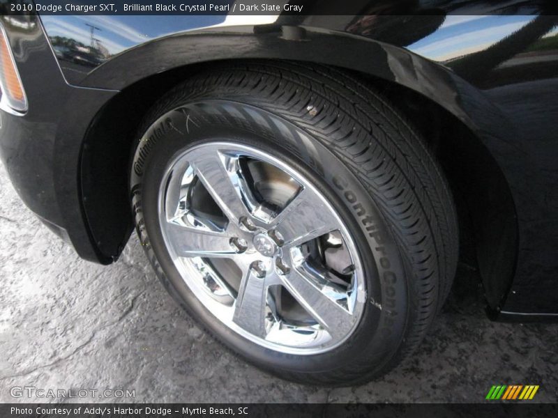 Brilliant Black Crystal Pearl / Dark Slate Gray 2010 Dodge Charger SXT