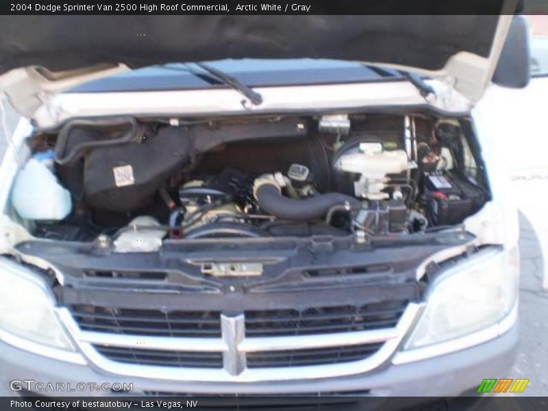 Arctic White / Gray 2004 Dodge Sprinter Van 2500 High Roof Commercial
