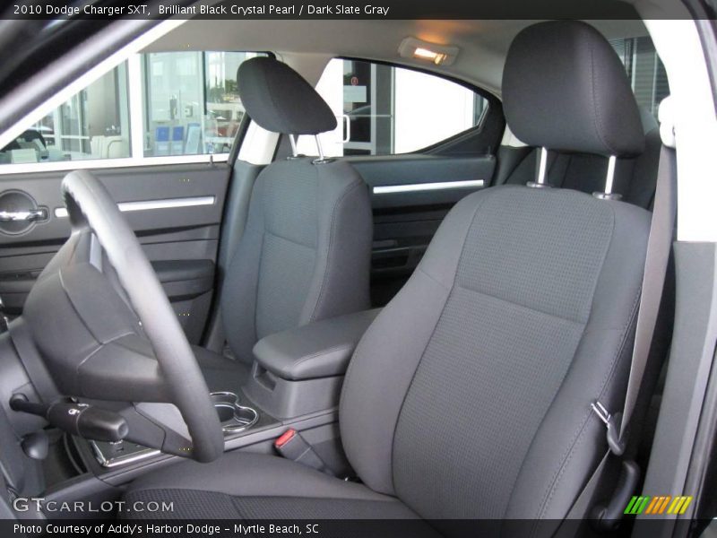 Brilliant Black Crystal Pearl / Dark Slate Gray 2010 Dodge Charger SXT