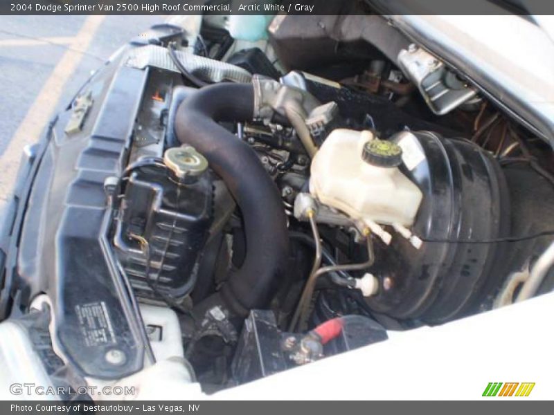 Arctic White / Gray 2004 Dodge Sprinter Van 2500 High Roof Commercial