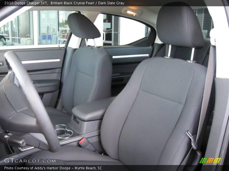 Brilliant Black Crystal Pearl / Dark Slate Gray 2010 Dodge Charger SXT