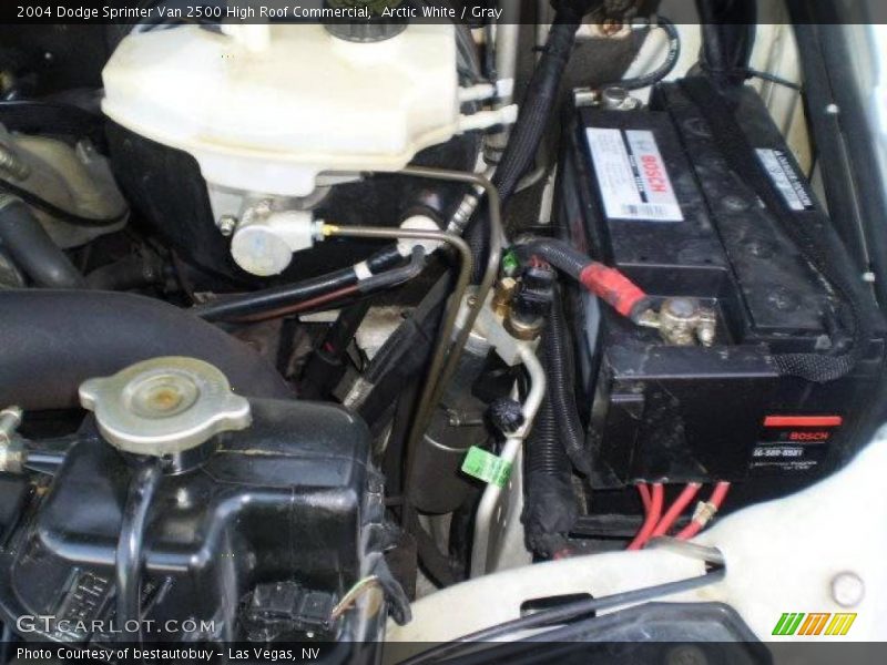 Arctic White / Gray 2004 Dodge Sprinter Van 2500 High Roof Commercial