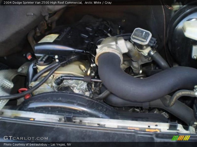 Arctic White / Gray 2004 Dodge Sprinter Van 2500 High Roof Commercial