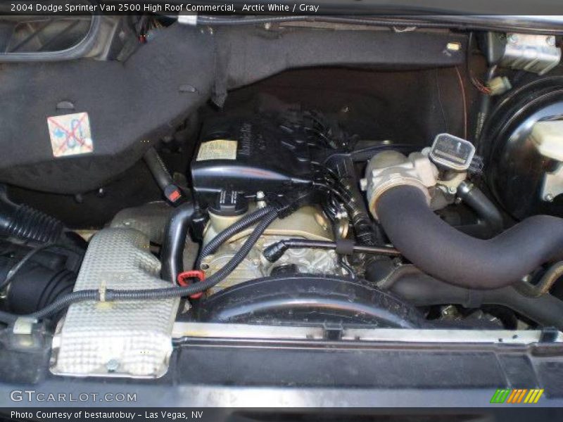 Arctic White / Gray 2004 Dodge Sprinter Van 2500 High Roof Commercial
