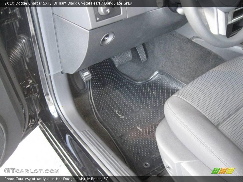 Brilliant Black Crystal Pearl / Dark Slate Gray 2010 Dodge Charger SXT