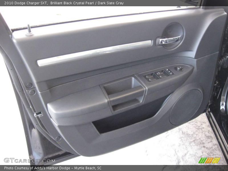 Brilliant Black Crystal Pearl / Dark Slate Gray 2010 Dodge Charger SXT