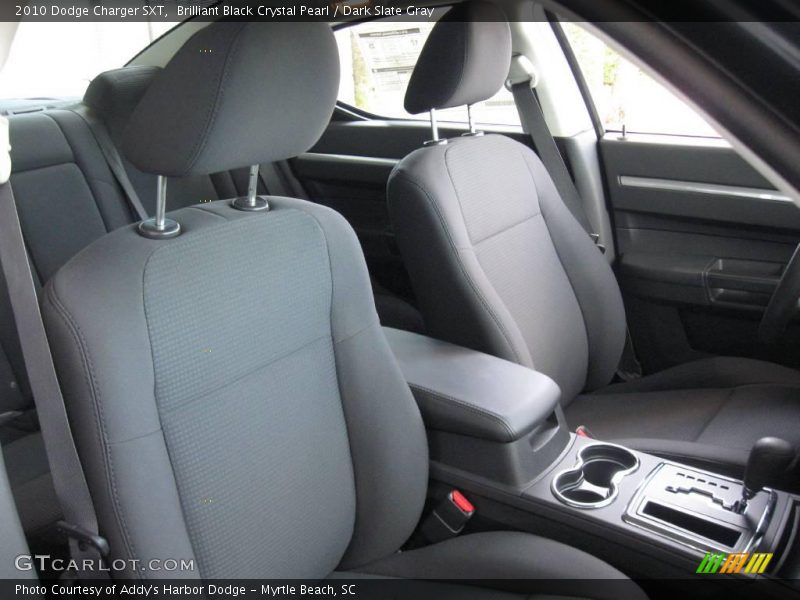 Brilliant Black Crystal Pearl / Dark Slate Gray 2010 Dodge Charger SXT