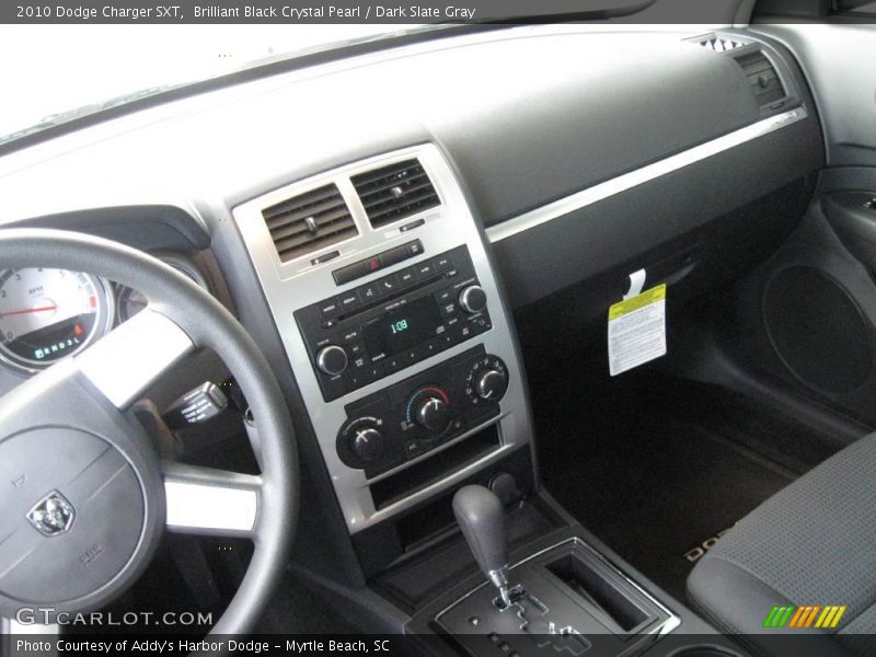 Brilliant Black Crystal Pearl / Dark Slate Gray 2010 Dodge Charger SXT