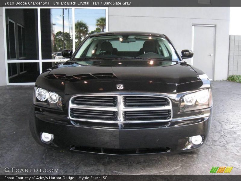 Brilliant Black Crystal Pearl / Dark Slate Gray 2010 Dodge Charger SXT