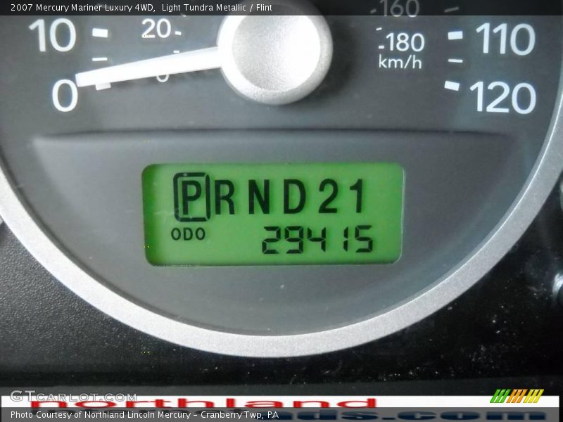 Light Tundra Metallic / Flint 2007 Mercury Mariner Luxury 4WD