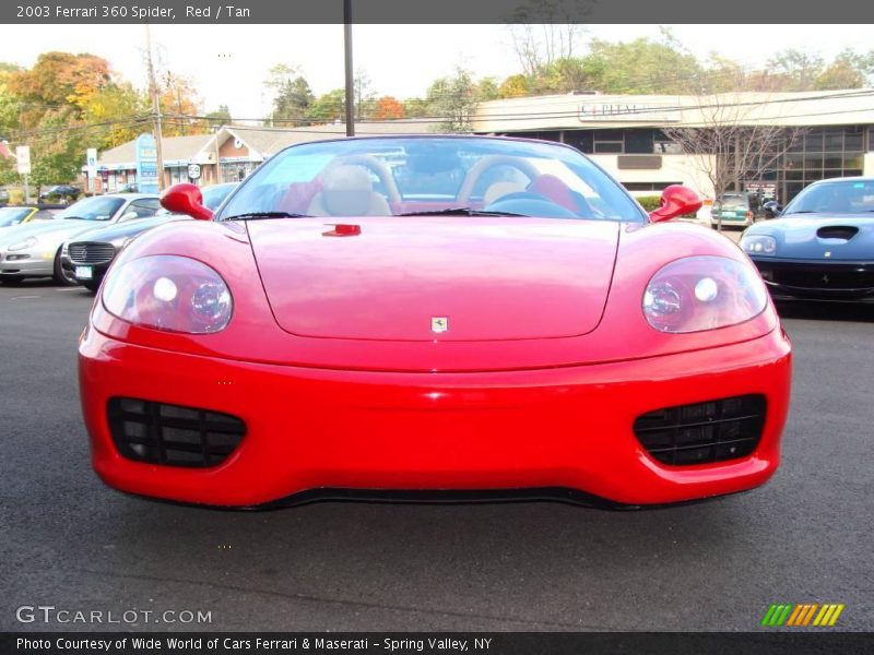 Red / Tan 2003 Ferrari 360 Spider