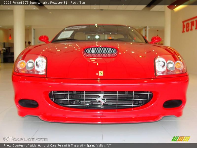 Red / Tan 2005 Ferrari 575 Superamerica Roadster F1