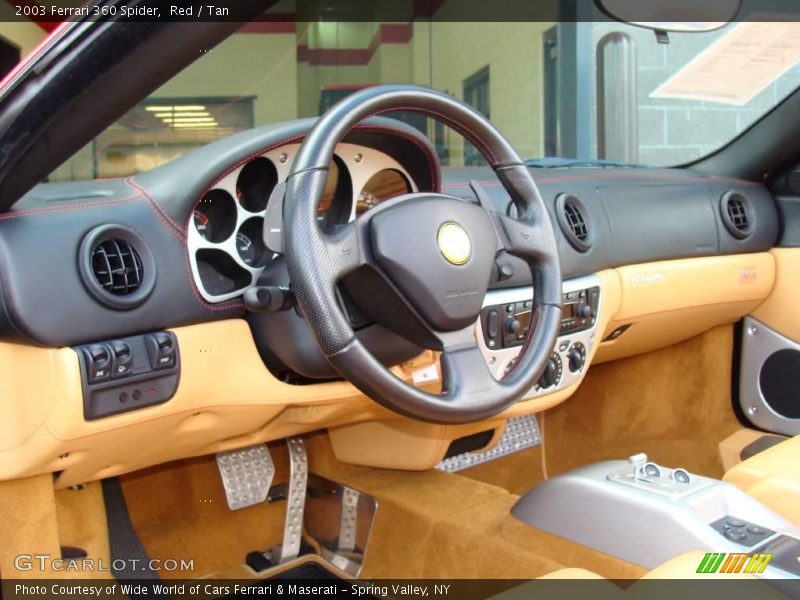 Red / Tan 2003 Ferrari 360 Spider