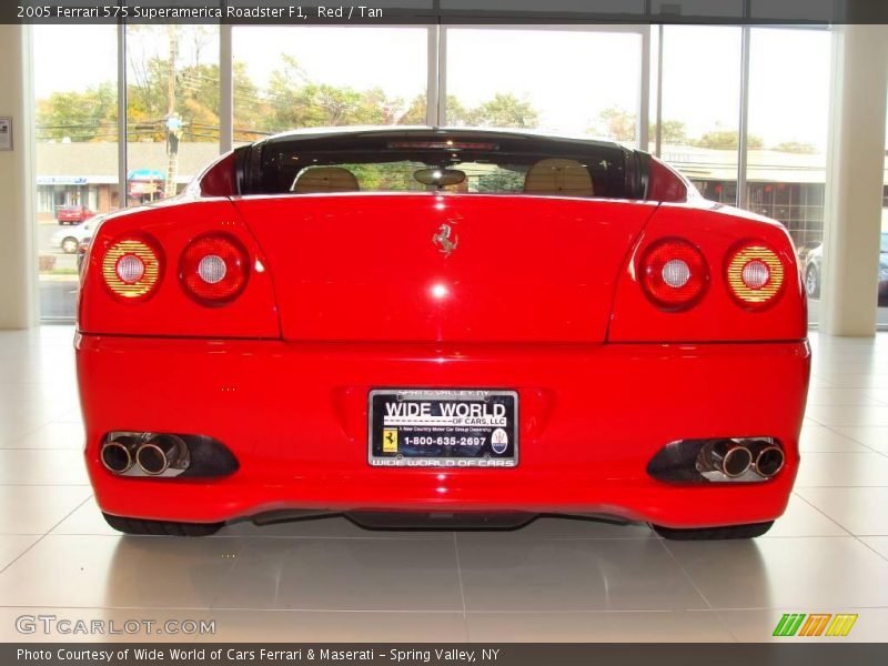 Red / Tan 2005 Ferrari 575 Superamerica Roadster F1