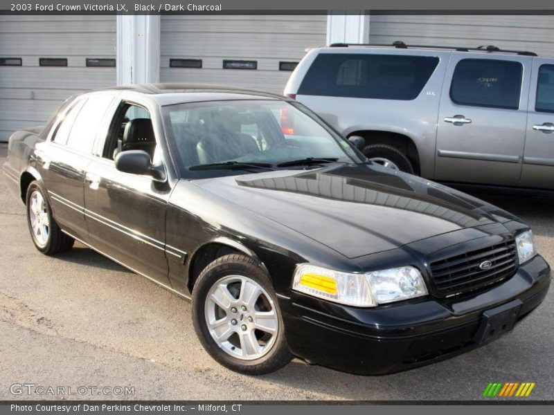 Black / Dark Charcoal 2003 Ford Crown Victoria LX