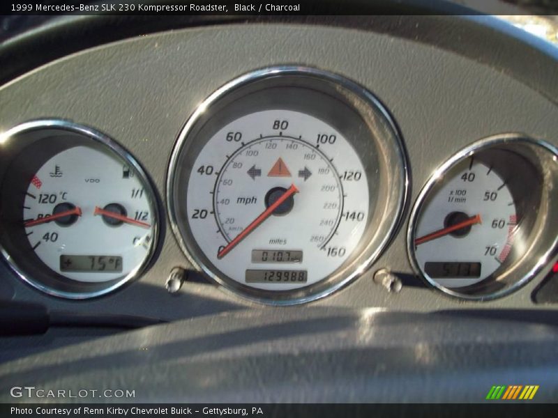 Black / Charcoal 1999 Mercedes-Benz SLK 230 Kompressor Roadster