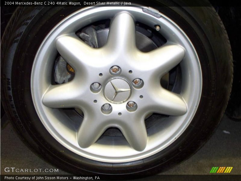 Desert Silver Metallic / Java 2004 Mercedes-Benz C 240 4Matic Wagon