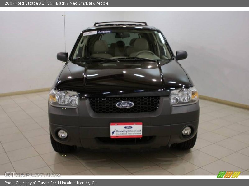 Black / Medium/Dark Pebble 2007 Ford Escape XLT V6