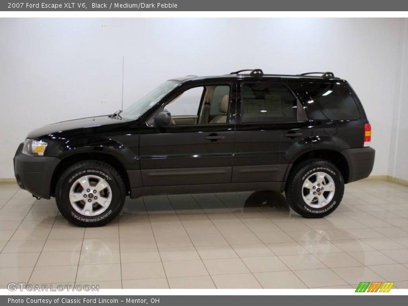Black / Medium/Dark Pebble 2007 Ford Escape XLT V6