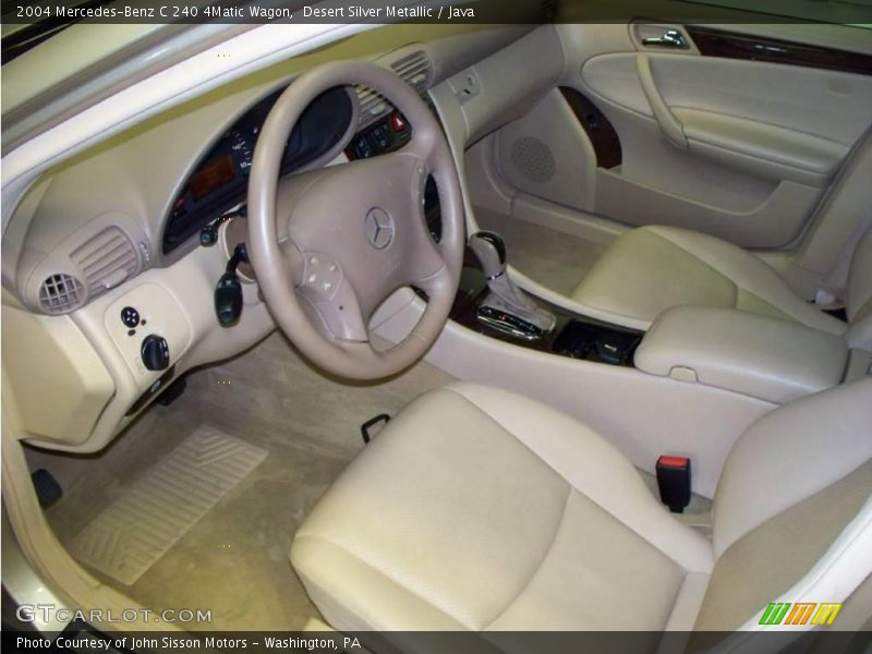 Desert Silver Metallic / Java 2004 Mercedes-Benz C 240 4Matic Wagon