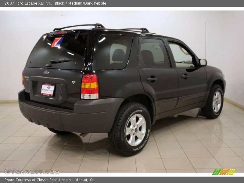 Black / Medium/Dark Pebble 2007 Ford Escape XLT V6