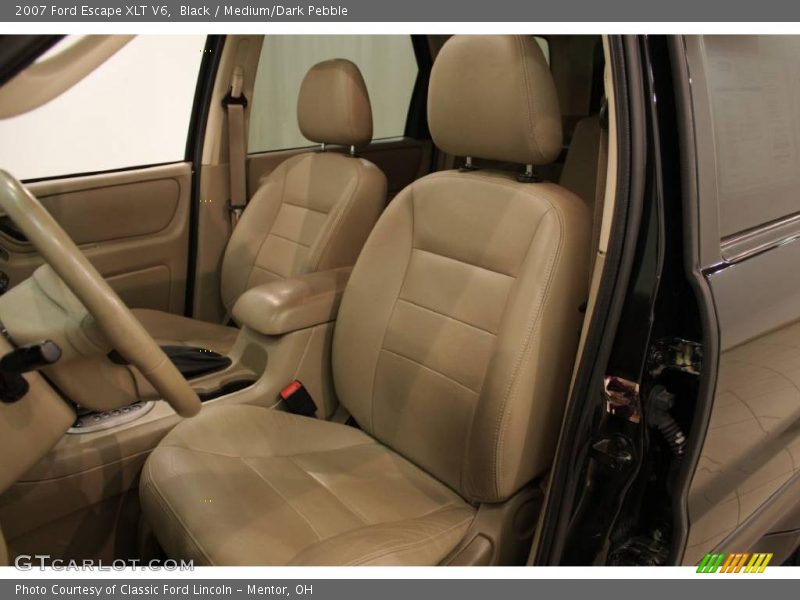 Black / Medium/Dark Pebble 2007 Ford Escape XLT V6