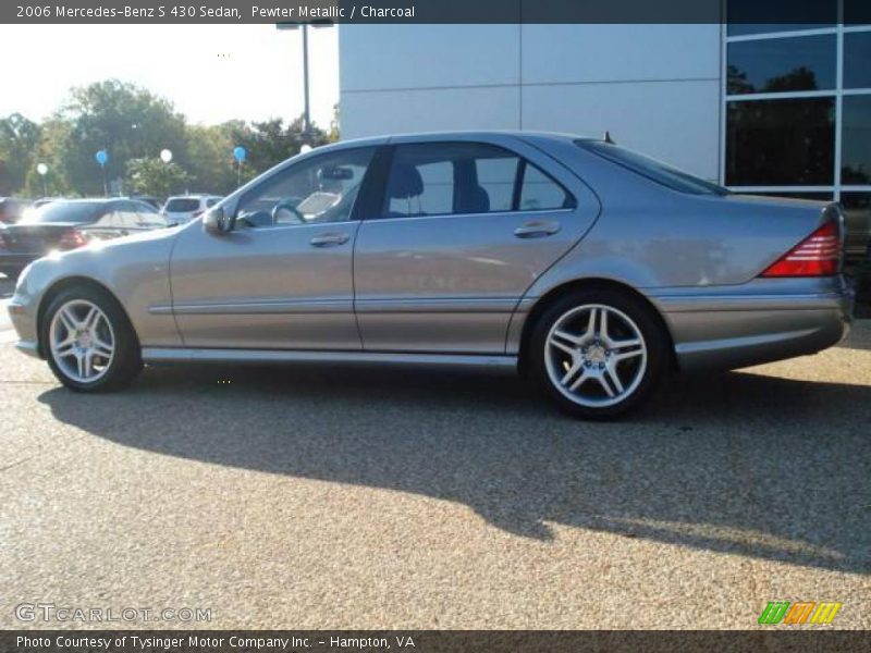 Pewter Metallic / Charcoal 2006 Mercedes-Benz S 430 Sedan
