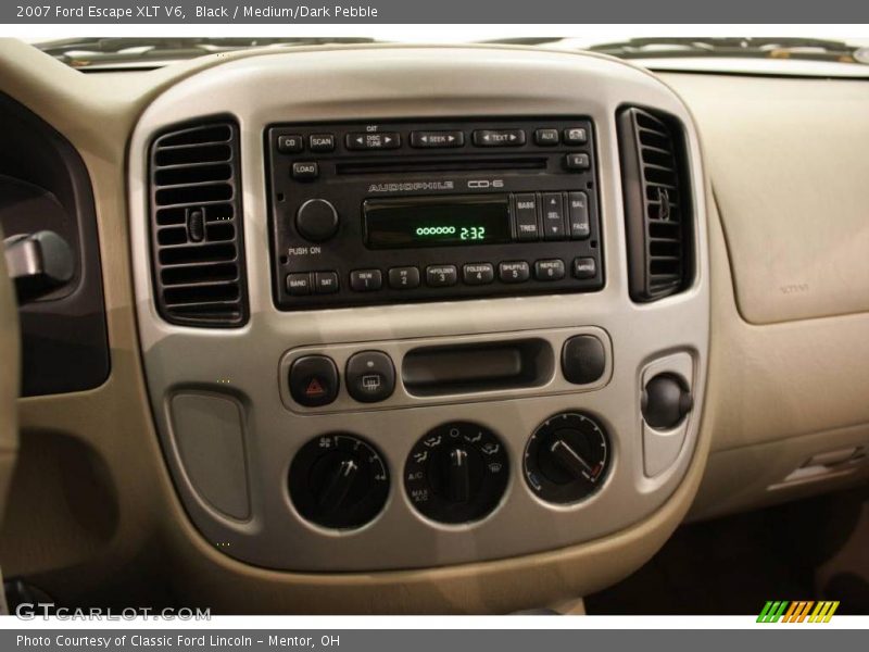 Black / Medium/Dark Pebble 2007 Ford Escape XLT V6