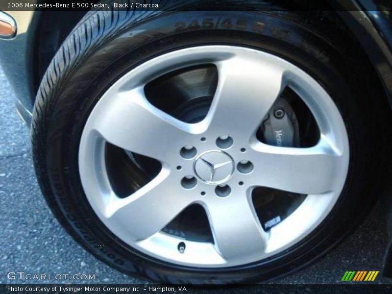 Black / Charcoal 2006 Mercedes-Benz E 500 Sedan