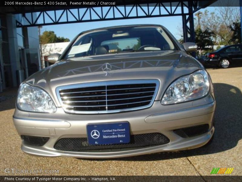Pewter Metallic / Charcoal 2006 Mercedes-Benz S 430 Sedan