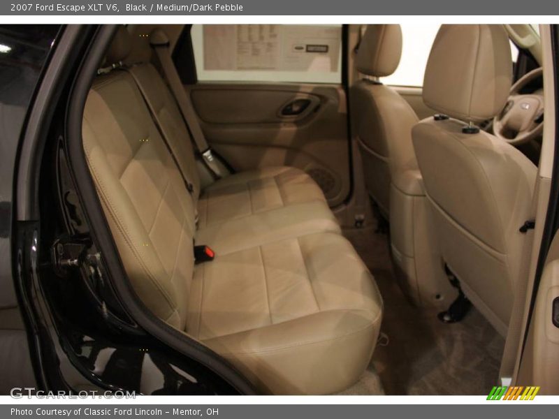Black / Medium/Dark Pebble 2007 Ford Escape XLT V6