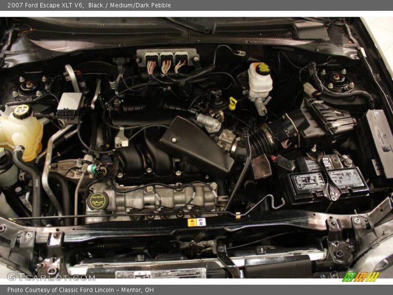 Black / Medium/Dark Pebble 2007 Ford Escape XLT V6