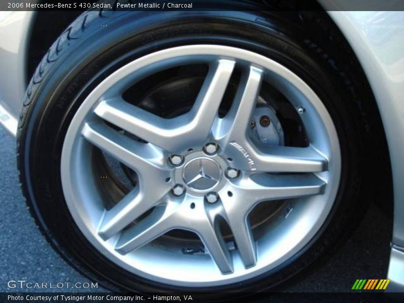 Pewter Metallic / Charcoal 2006 Mercedes-Benz S 430 Sedan
