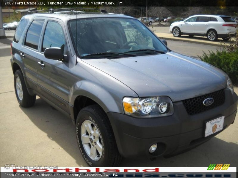 Tungsten Grey Metallic / Medium/Dark Flint 2007 Ford Escape XLT