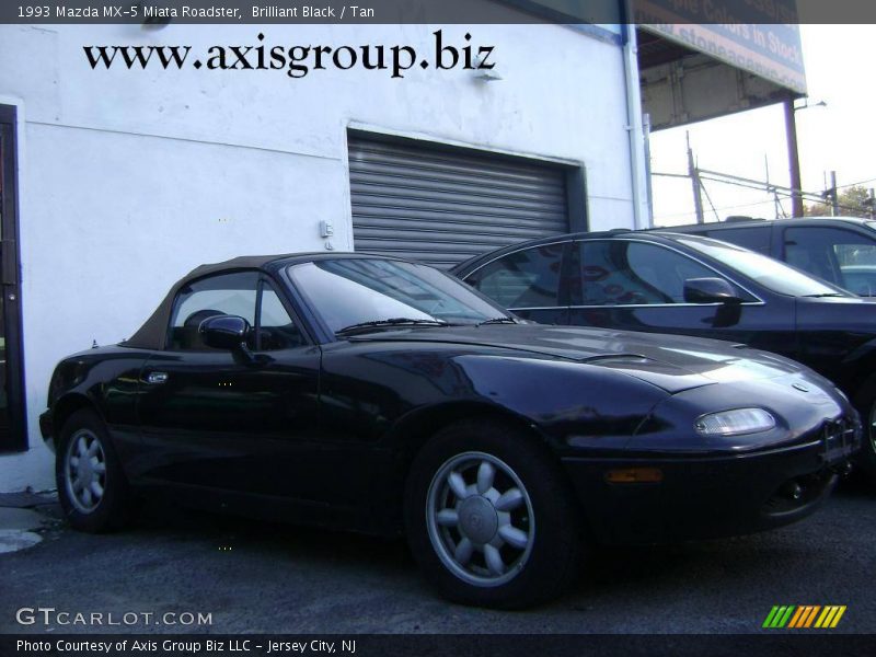Brilliant Black / Tan 1993 Mazda MX-5 Miata Roadster