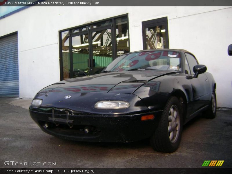 Brilliant Black / Tan 1993 Mazda MX-5 Miata Roadster