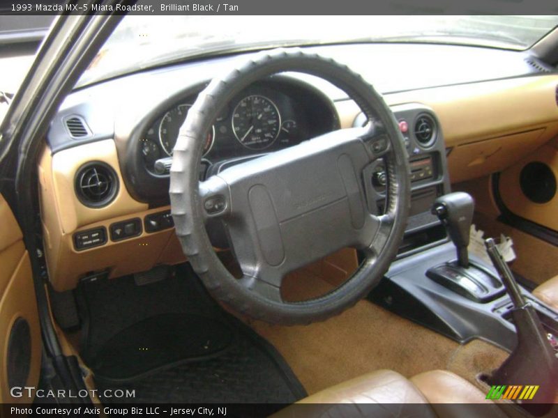 Brilliant Black / Tan 1993 Mazda MX-5 Miata Roadster