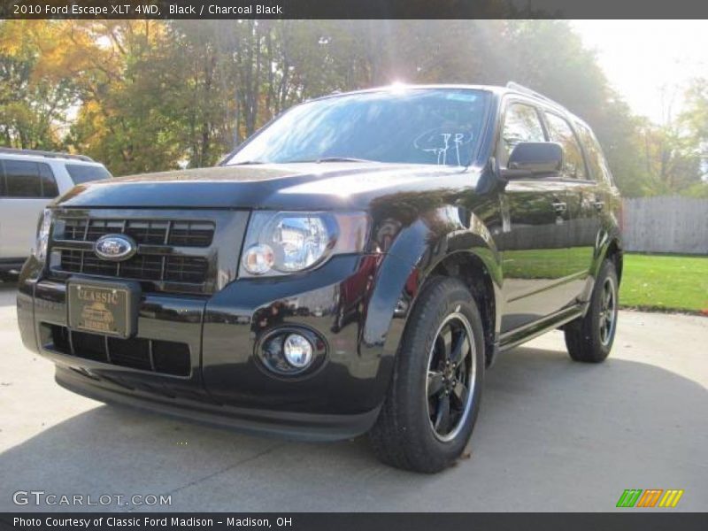 Black / Charcoal Black 2010 Ford Escape XLT 4WD
